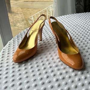 J. Crew Salmon Sling Back Heels